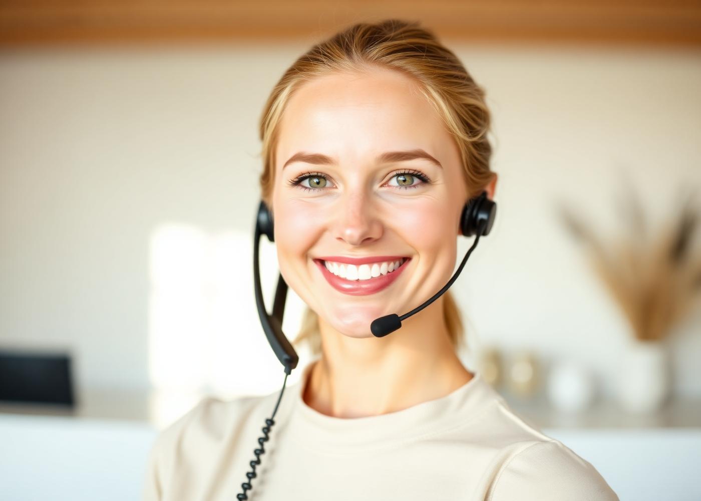 Freundliche Ansprechpartnerin des Folia AI Serviceteams